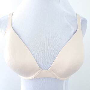 Body by Victoria 34DD Full Coverage Uplift Bra Beige Padded Everyday Bra T-Shirt